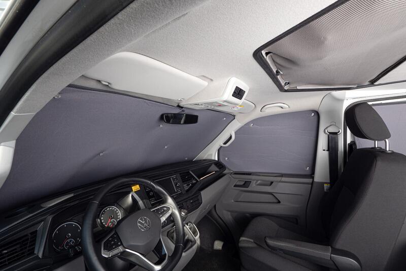 Carbest Thermo-Verdunkelungsmatten Fahrerhaus, grau, 3-teilig für MB Sprinter/VWCrafter Bj. 2006-2018