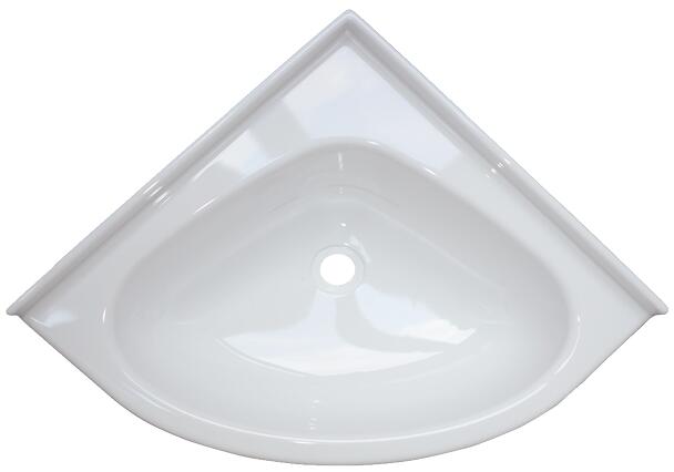 Comet Mini Oval Eckwaschbecken, 345x345mm