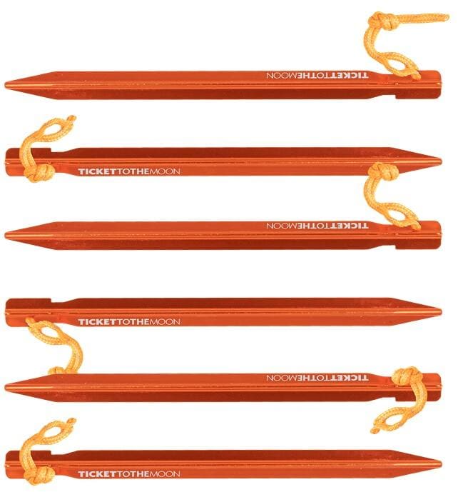 Ticket to the Moon Y-Hering, 6er-Set, Aluminium