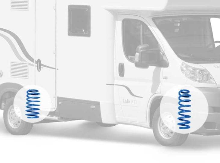 VB-CoilSpring Light Version Schraubenfedern für Fiat Ducato ab 06/2006, Vorderachse