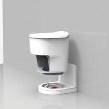 Clesana Toilette C1 mit L-Adapter, weiß