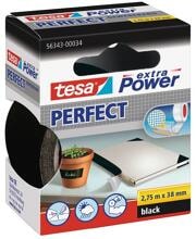 Tesa extra Power Perfect Gewebeband, 19mm, 275cm, schwarz