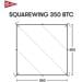 Spatz Squarewing 350 BTC Tarp, 350x350cm, braun
