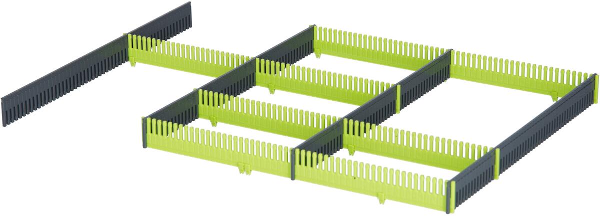 Purvario Stauleisten für Kühlschränke, 8er Set, grau/grün