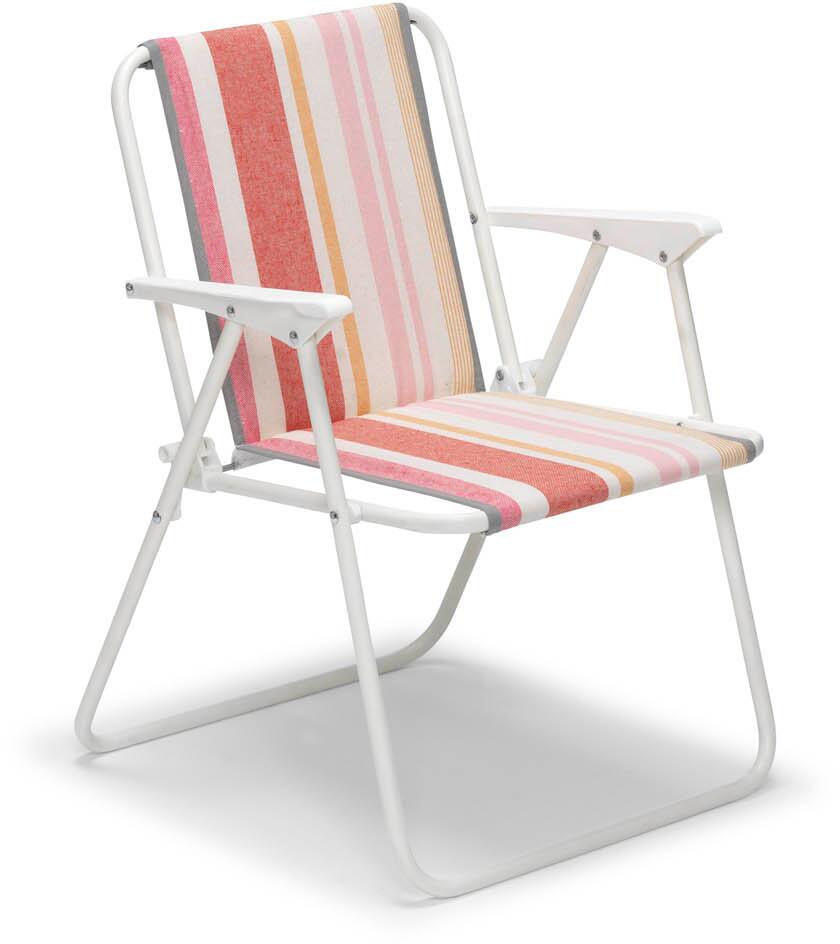 BEST Kids Klappstuhl, weiß/orange