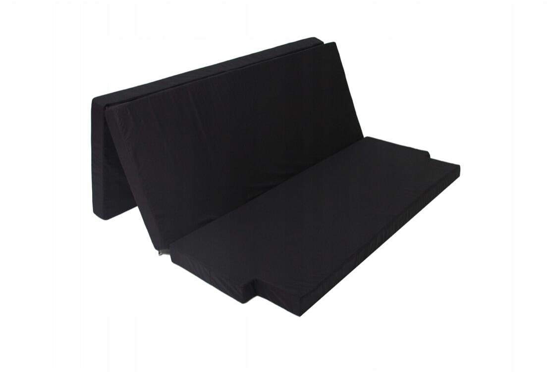Campergang PREMIUM Klappmatratze, viscoelastisch, 185x148x8cm, schwarz