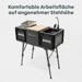 BOXIO TABLE Rolltisch, 88x40,5cm, grau