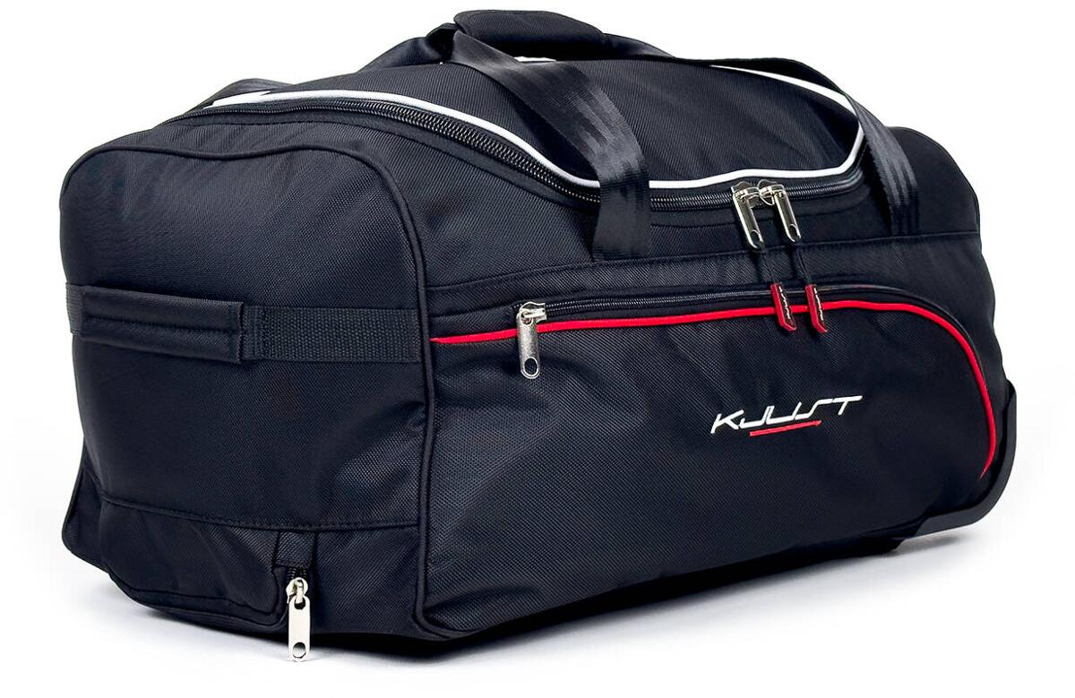 Kjust Rollen-Reisetasche, 77L, schwarz