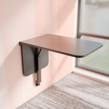 Kesseböhmer TopSwing Klapptischbeschlag, 470mm, schwarz