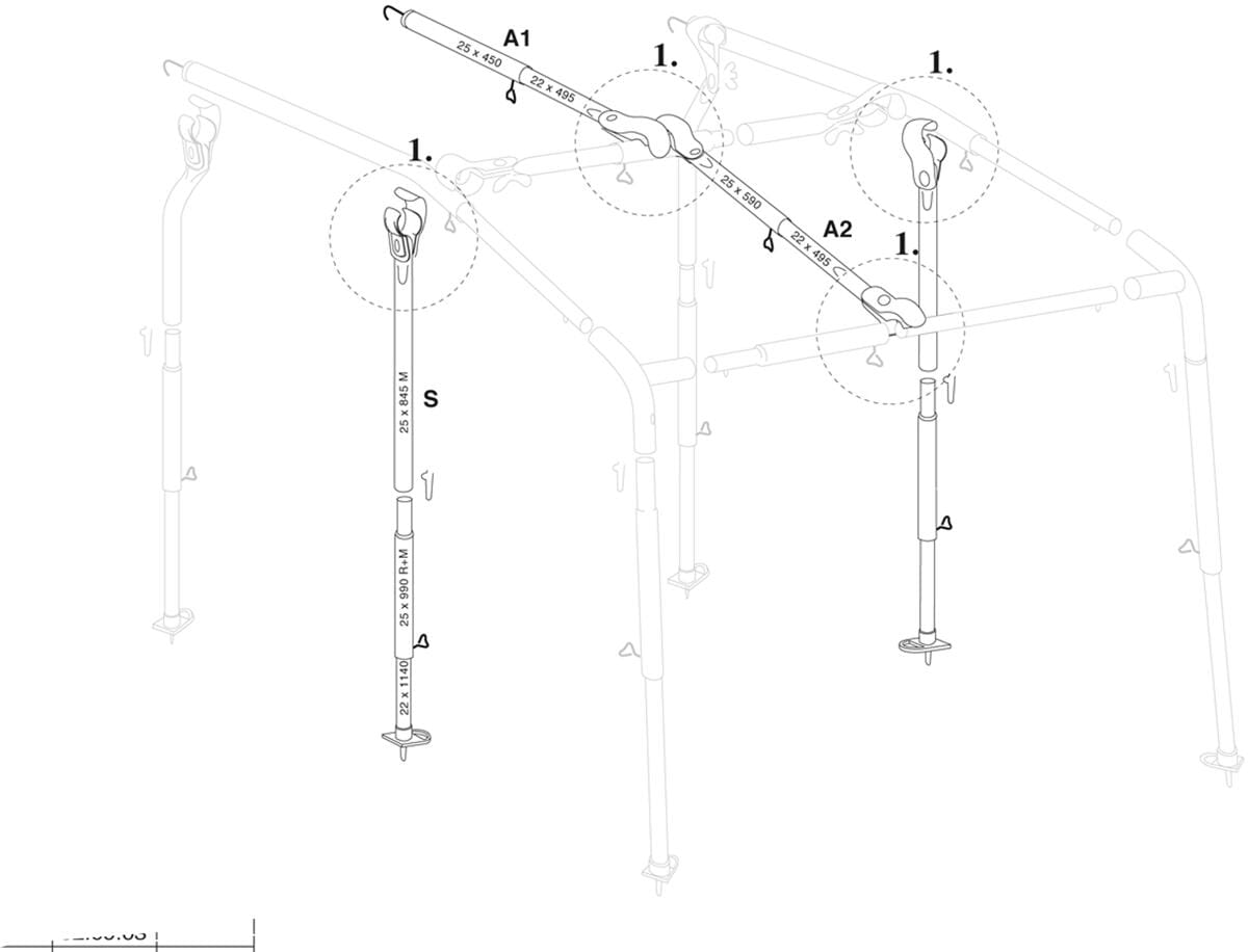 Walker Safety-Set für Snow&Fun Plus Winterzelt