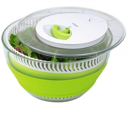 Emsa Salatschleuder, faltbar, 4L, grün