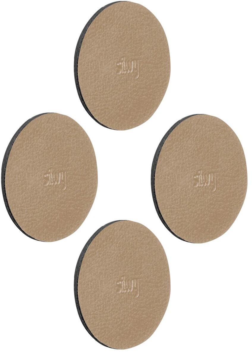 silwy Metall-Nano-Gel-Pads, 4st, 5cm, beige