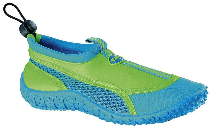 Fashy Guamo Kinder Badeschuhe, Gr. 23, grün/türkis