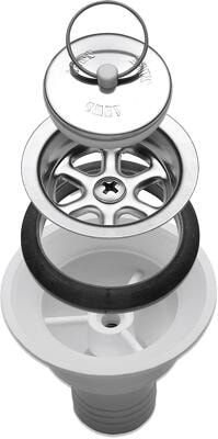 Dometic Siphon AC 535 Ablaufgarnitur, 25mm, gerade