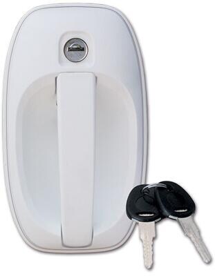 FAP 1122 Türschloss SMART M1, FF-System HSC, inkl. Schlüssel & Zylinder, außen, weiß