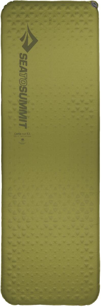 Sea to Summit Camp Mat selbstaufblasende Isomatte, 201x64cm, oliv