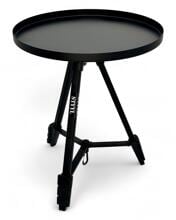 Styyl Tutty Tabletty der magnetische Beistelltisch, Ø 32 cm, höhenverstellbar, schwarz
