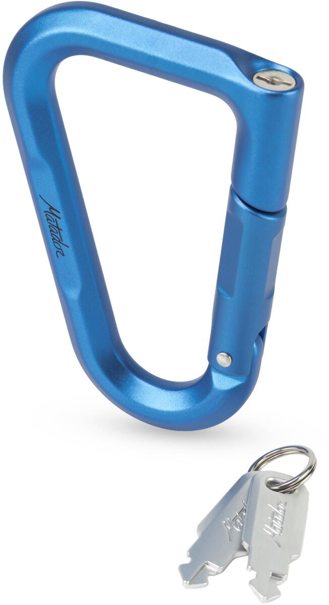 Matador BetaLock Karabinerschloss für Reisegepäck, blau