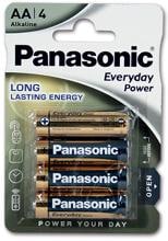 Panasonic Alkaline Batterie, AA, 1,5V, 4er-Pack