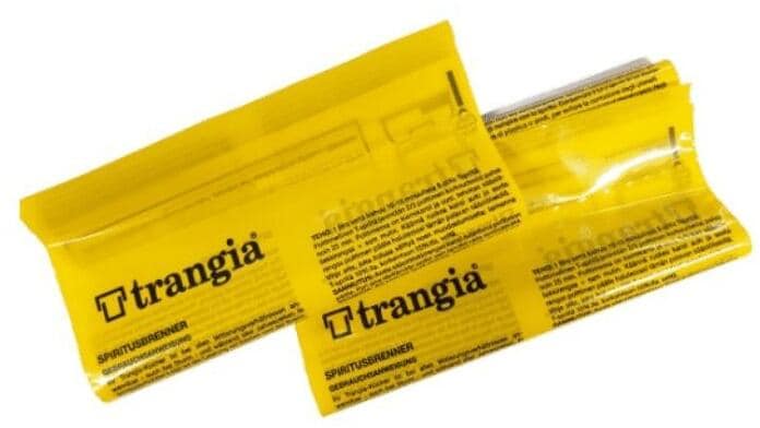 Trangia Packbeutel für Spiritusbrenner 2er Pack, gelb