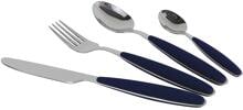 Gimex Grey Line Besteck-Set, 16-teilig, dunkelblau