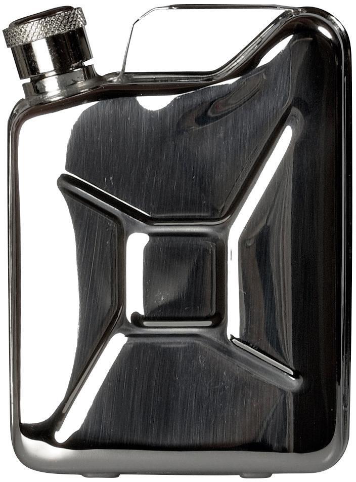 BasicNature Flachmann Kannister, 180ml, Edelstahl