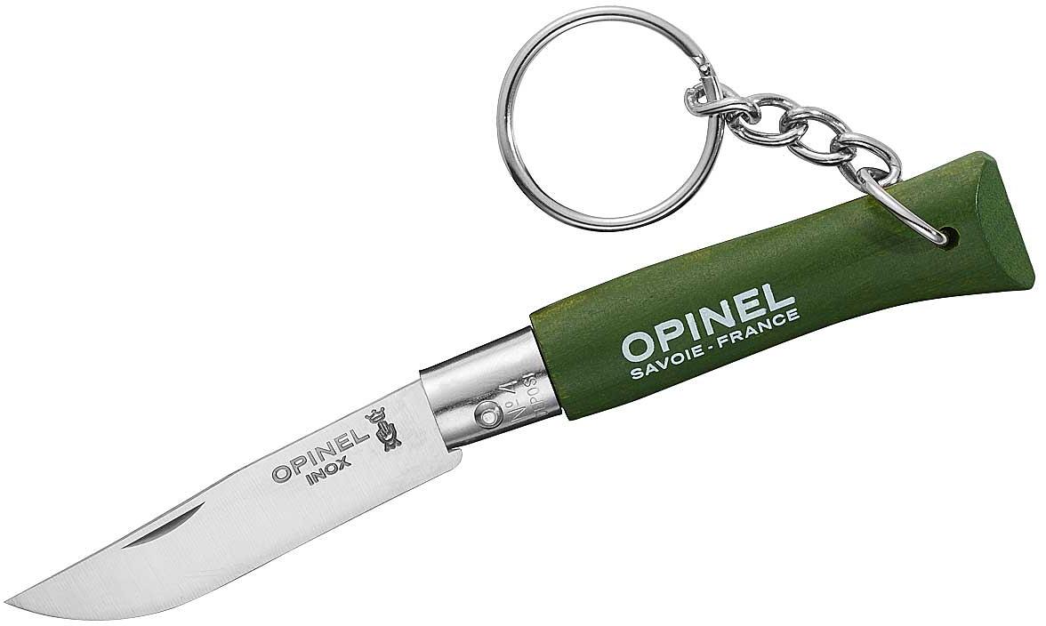 Opinel Colorama Mini-Messer Schlüsselanhänger, 5cm, khaki