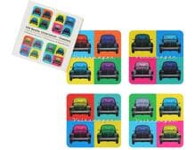 VW Collection Untersetzer, Käfer, 4er set, multicolor