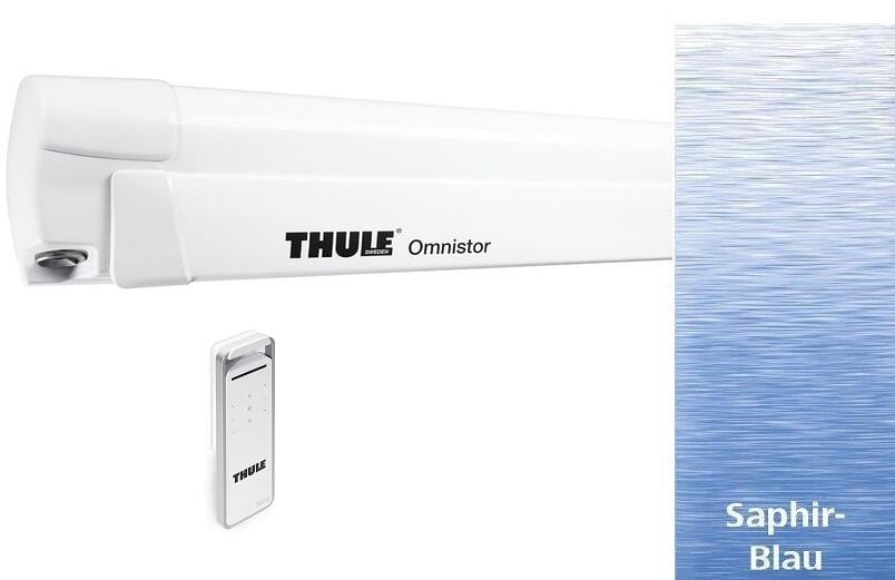 Thule Omnistor 8000 Markise, mit Motor weiß, 550cm, Saphir Blau