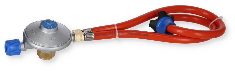 CADAC Gasdruckregler mit Schlauch für Gaskartuschen, 1,0kg/h, 50mbar