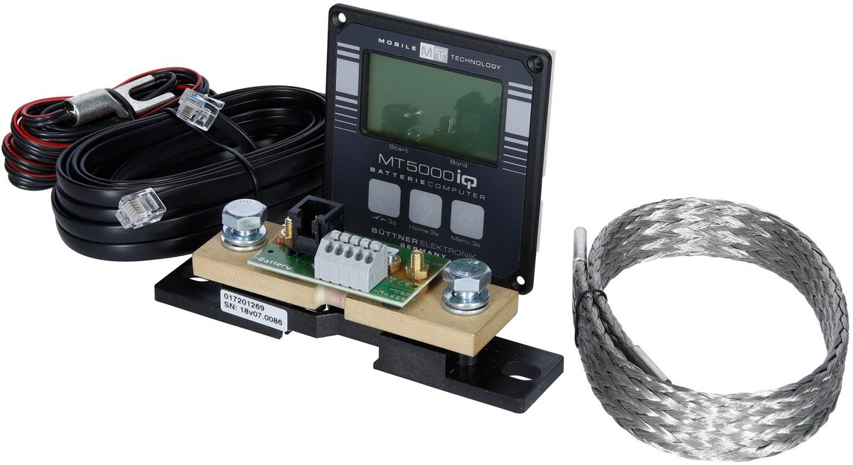 Büttner Elektronik MT 5000 iQ Batterie-Computer, mit Mess-Shunt, 400A