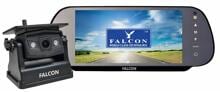 Falcon magnetisches drahtloses Kamerasystem, HD, 7-Zoll-Spiegelmonitor, DVR-Aufzeichnung