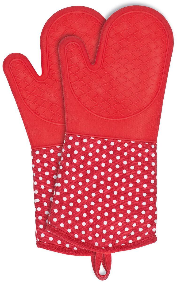 Wenko Topfhandschuhe, Silikon, 1 Paar, rot