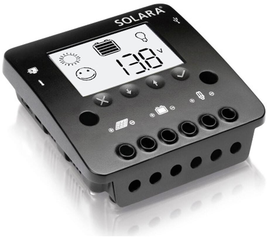 Solara SR350DUO Zweikreisregler, 12/24V/20A, 350W