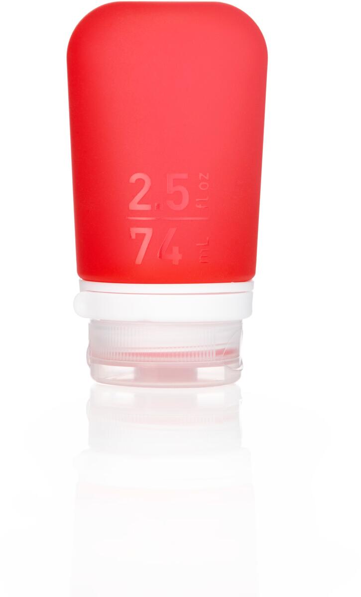 humangear GoToob+ Fläschchen, 1-teilig, rot, 74ml
