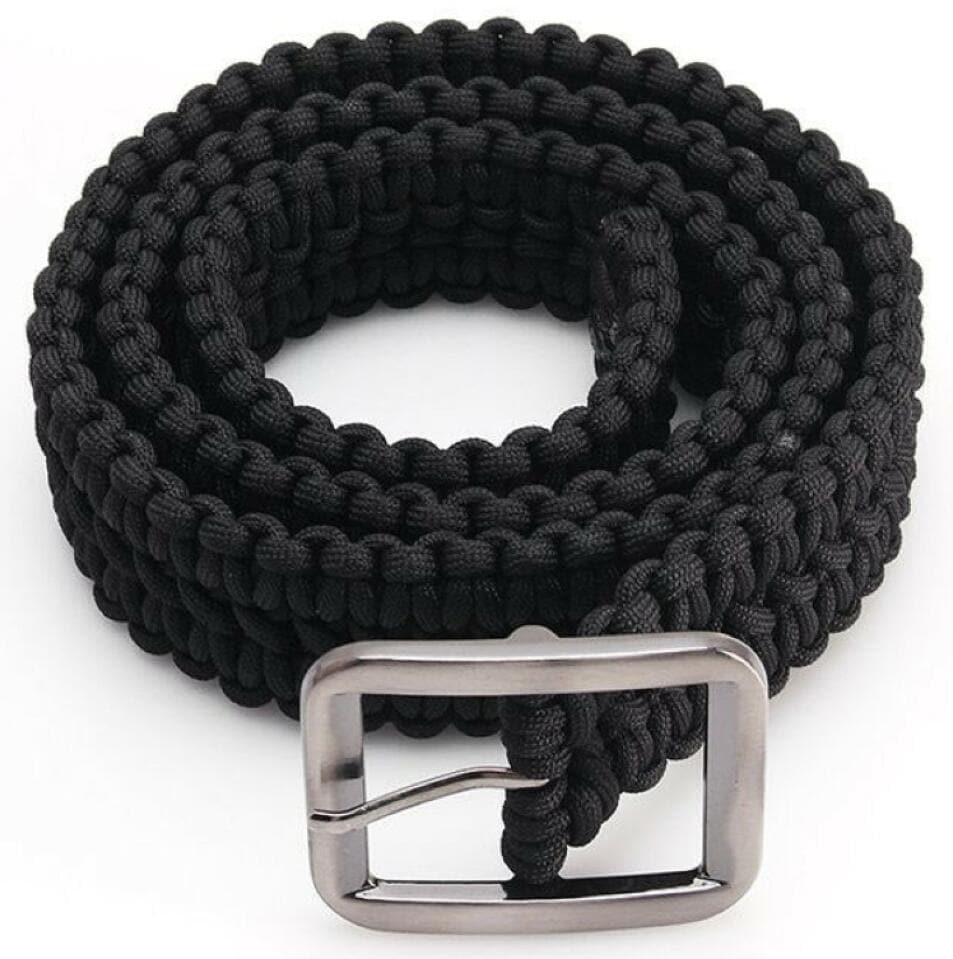 Origin Outdoors Paracord Gürtel, 120cm, schwarz