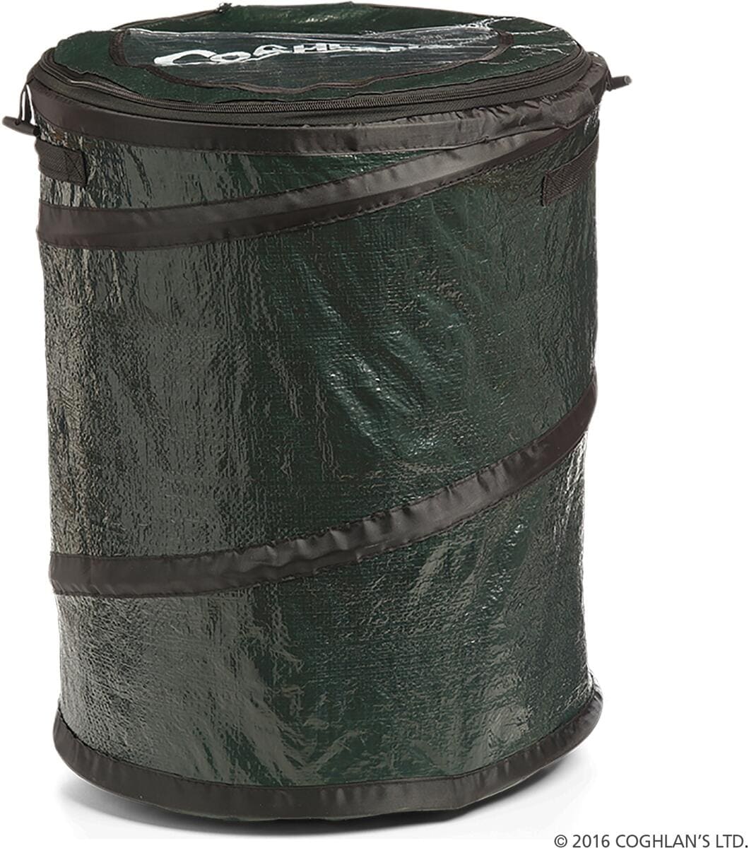 Coghlans Pop-Up Camp Trash Can Aufbewahrungssack, 53L, dunkelgrün