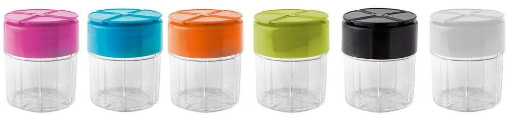 Brunner Spice Box Gewürzstreuer zum Befüllen, farblich sortiert