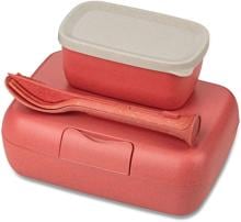 Koziol Candy Ready Lunchbox Set, 3-teilig, coral