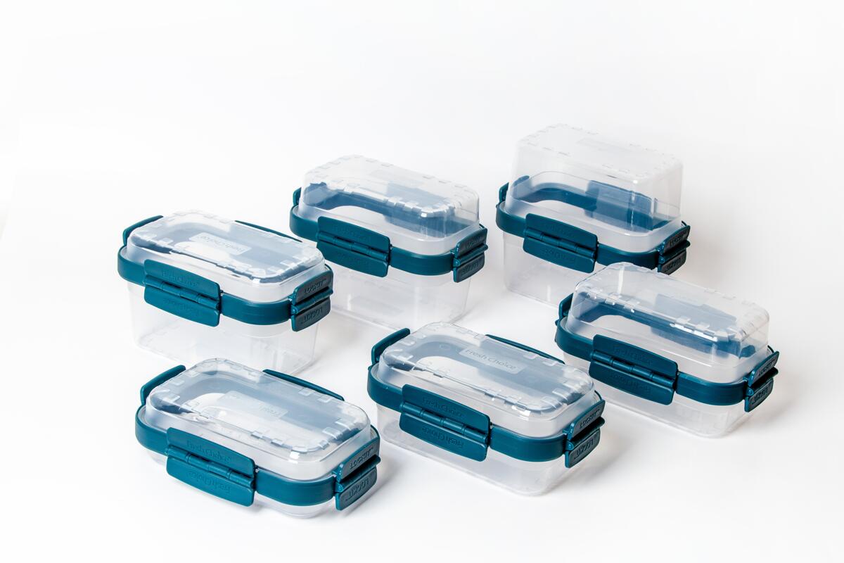 Fresh Choice LOCKIT Frischhaltedosen-Set, Blau, 18-teilig, 250+540+965ml