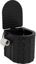 Bo-Camp Tragbare Toilette, faltbar, anthrazit