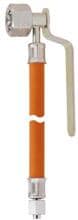 GOK Gas-Hochdruckschlauchleitung, PS 30 bar, GF mit Haltegriff x RST 12, 300mm, orange