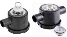 Reich Siphon, mit Edelstahlsieb für Abwassersystem
