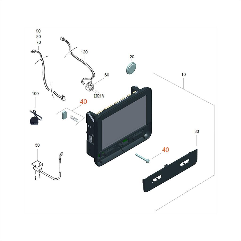 Befestigungsschelle iNet X - Truma Ersatzteil Nr. 47000-00142 - für Combi