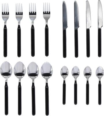 Brunner Delice Besteck-Set, 16-teilig, schwarz