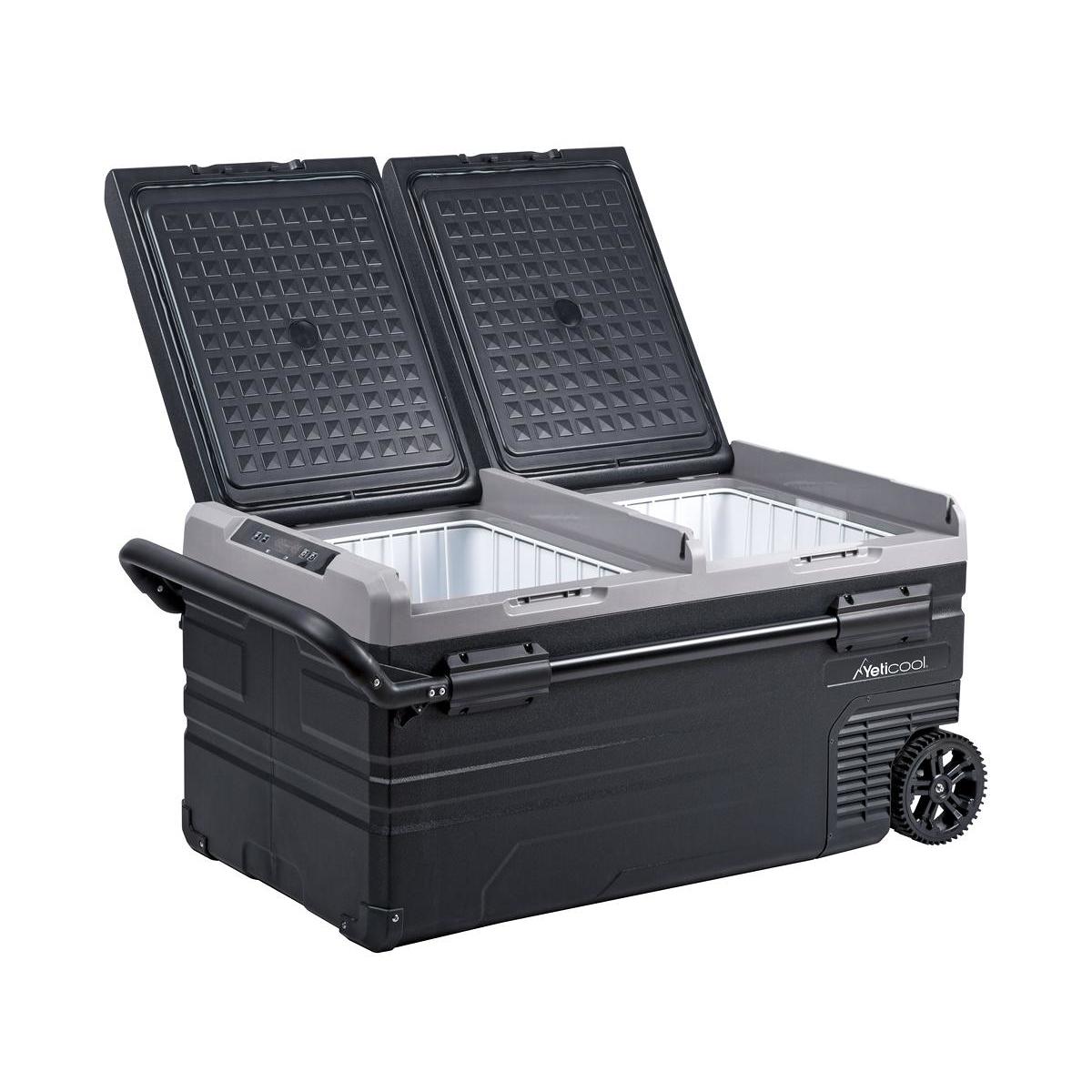 TOM 2in1 XXL Kühlbox 40l mit Kühl- und Heizfunktion – elektrische Coolbox  mit Rollen – 230V & 12V