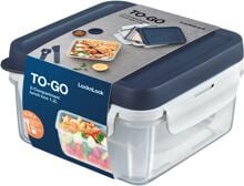 LocknLock Lunchbox mit Besteck & Einsatz, 1200ml