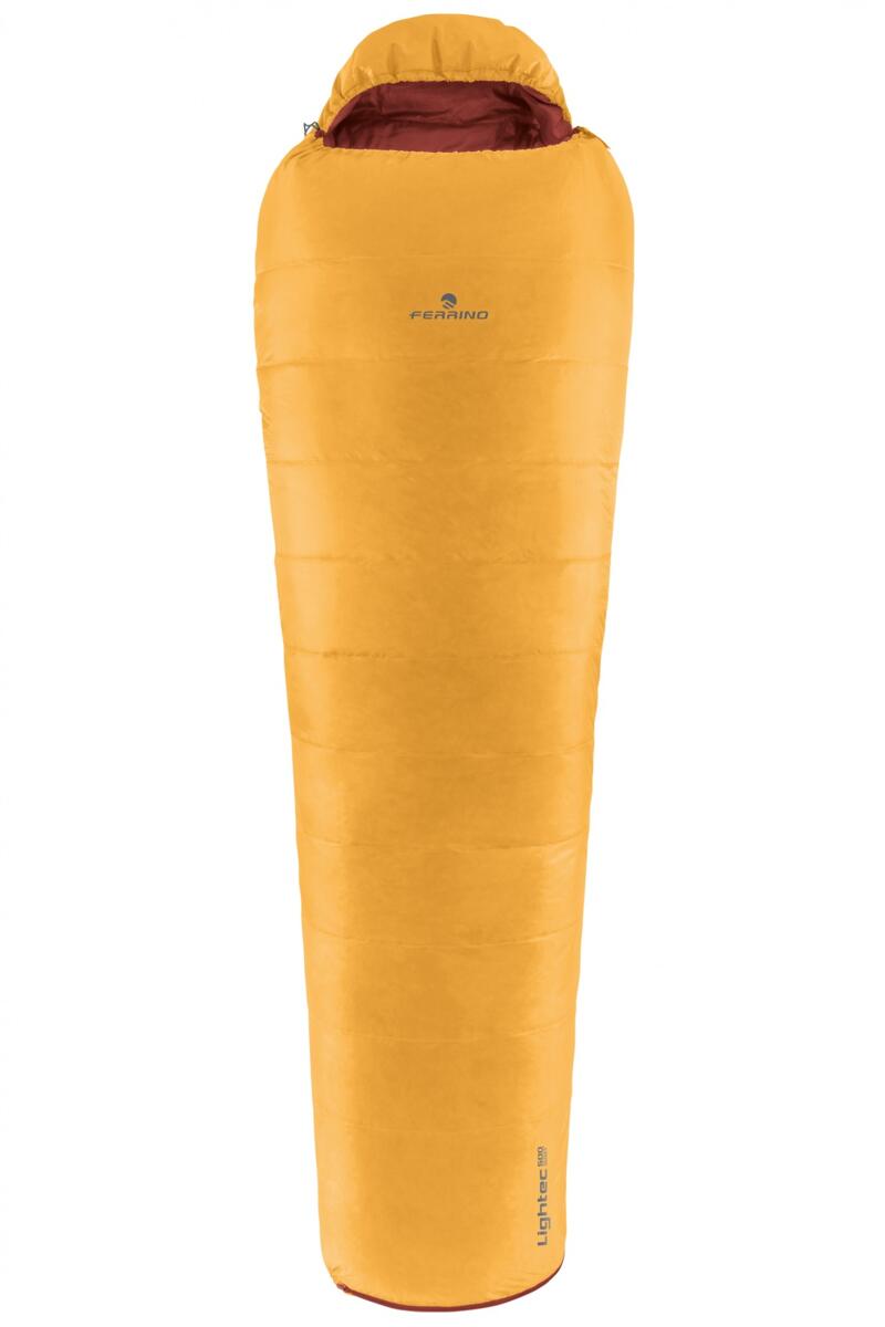 Ferrino Lightec Mumienschlafsack, gelb, Daune, 210cm, +9°