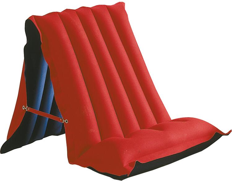 Happy People Sitz-und Liege Matratze, 175x54cm, rot/blau