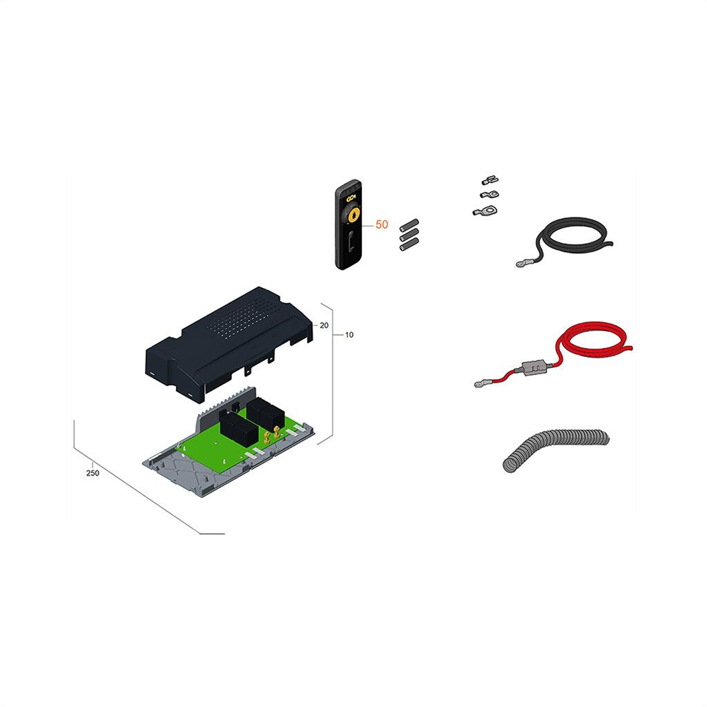 Fernbedienung - Truma Ersatzteil Nr. 60031-00264 - für Mover Go2